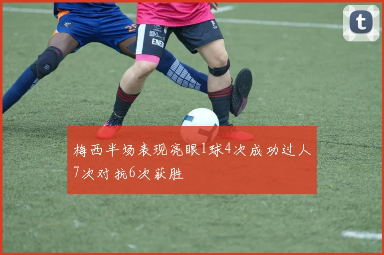 梅西半场表现亮眼1球4次成功过人7次对抗6次获胜